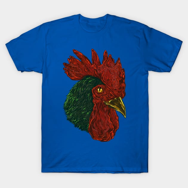 Zombie Cock T-Shirt by cucubaou